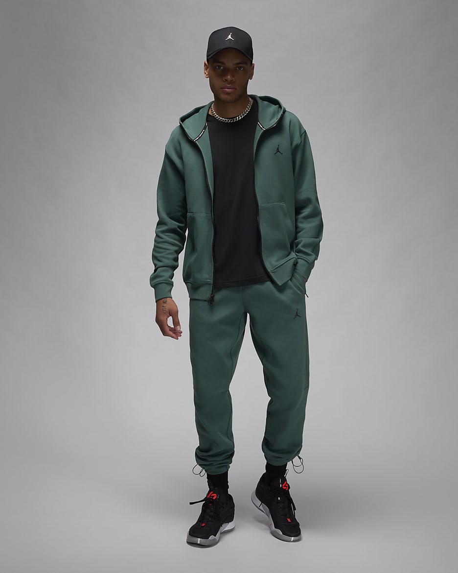 Jordan Sport Hoop Fleece Men s Dri FIT Full Zip Hoodie. Nike